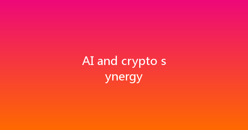 AI and crypto synergy 