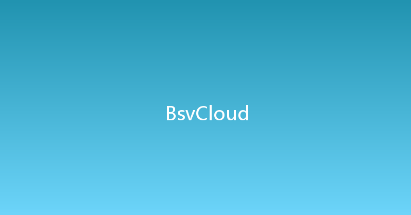BsvCloud 