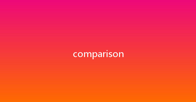 comparison 