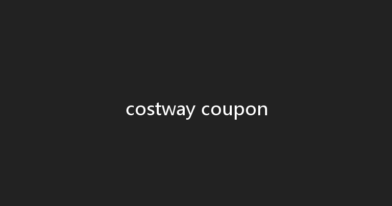costway coupon 