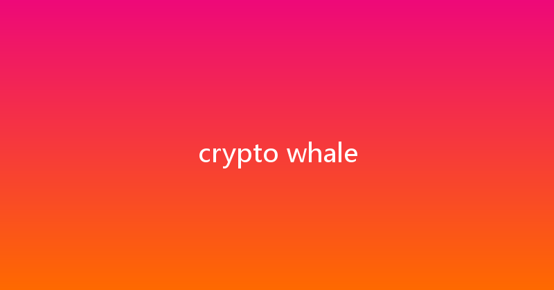 crypto whale 