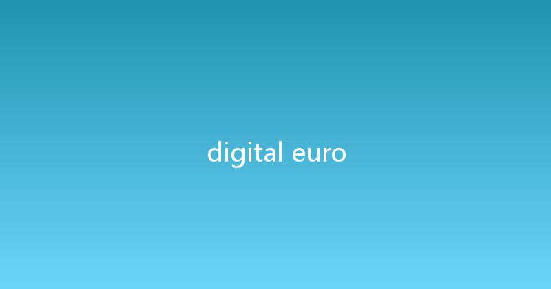 digital euro 