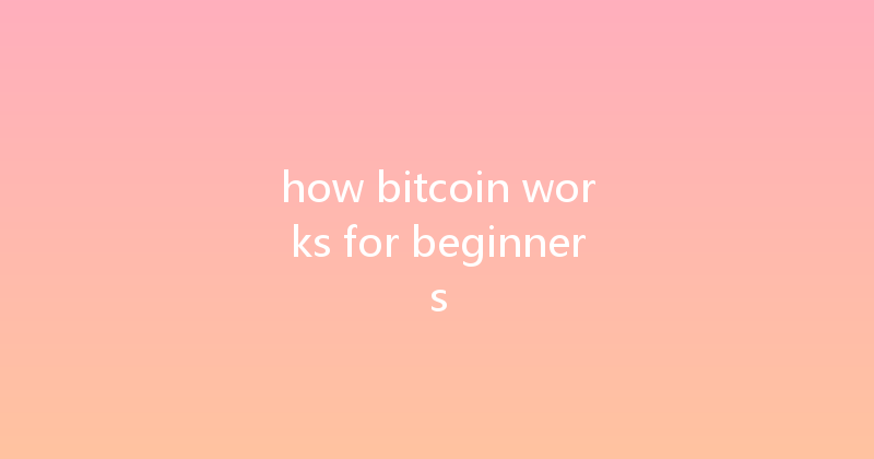 how bitcoin works for beginners 