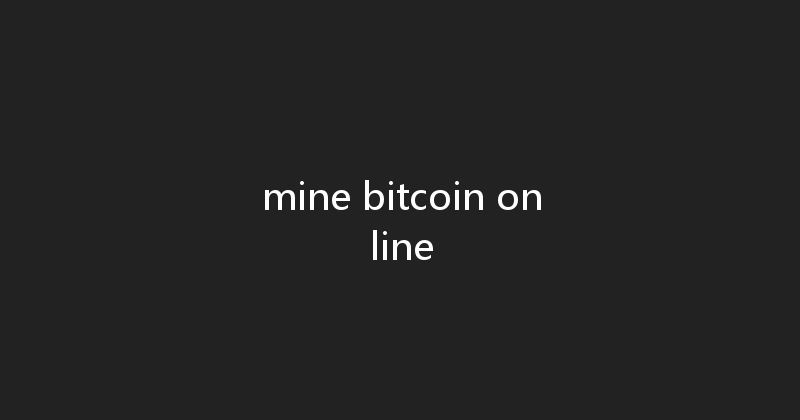mine bitcoin online 