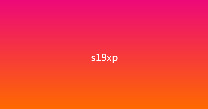 s19xp 